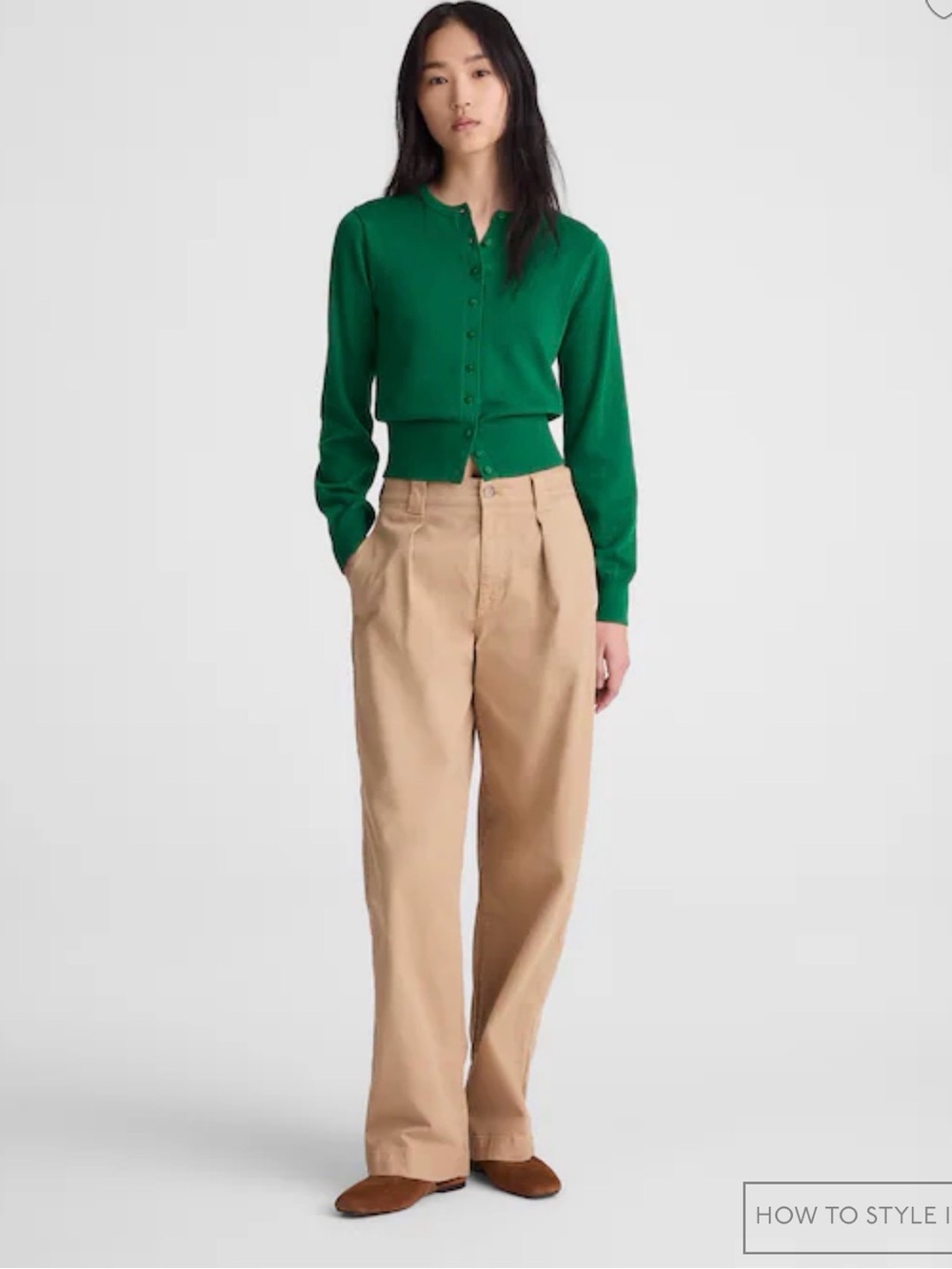 MADEWELL XXS Button-Front Cardigan in 100% Cotton NZ487 $88
